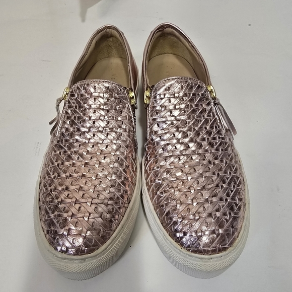 Very Volatile Pink Slip On Shoes Leather Uppers Girly - Picture 3 of 9